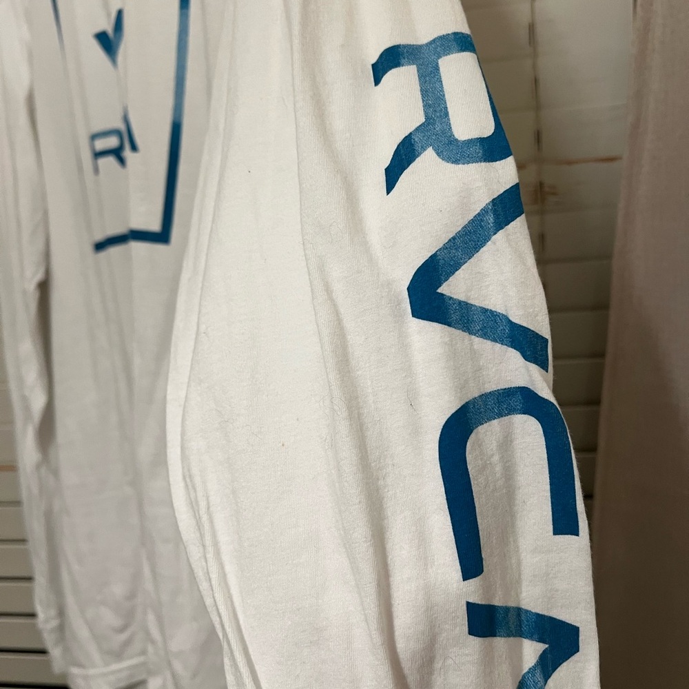 RVCA White Long Sleeve Shirt